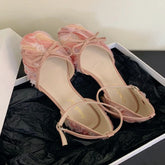 Lace Hollow Mary Jane Shoes Elegant Square Toe Ankle Strap Low Heel Wedding Shoe