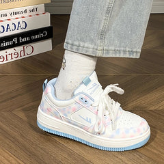 Sports Shoes Lady Clogs Platform Casual Sneakers All-Match Basket Creepers Small Breathable Leisure Shoes Pla