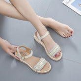 Size 31 32 33 Wedge Sandals Open Toe Shoes Large Size 41-44 Platform Open Toe Shoes