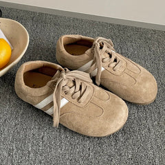 Casual Sneakers Popular Retro German Training Shoes Niche Comfortable Soft Soled Flat Shoes Versatile Single Shoes