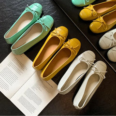 and ballet flat shoes bow and comfortable work shoes work shoes single shoes flats