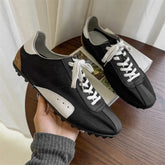 Men High Quality Lace-Up Comfortable Soft Sole Flatsshoes Outdoor Casual Breathable Sneakers Fitness Shoes Male Shoes
