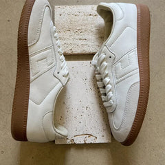 Genuine Leather Outdoor Walking Shoes Casual Sports Platform Shoes
