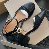genuine leather fabric patchwork ankle strap flats sandals round toe casual espadrilles shoes