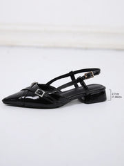 Pointed Toe Slingback Pumps Shoes