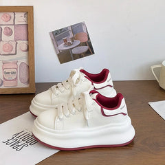 Shoes Platform Wedge Basket All-Match Casual Sneakers Round Toe Modis Clogs Comfortable Sports Small