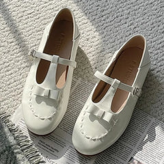 Pointed Toe Buckle Strap Flat Shoes Roman Retro Solid Color Casual Shallow Mouth Flats Comfy Soft Flat Shoes