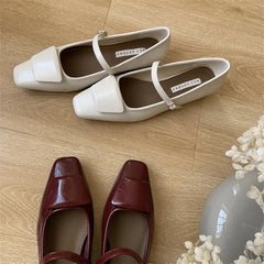 Shoes Heels Casual Sneakers Flats Square Toe Modis Clogs Platform On Heels Dress Retro Comfortable Ne