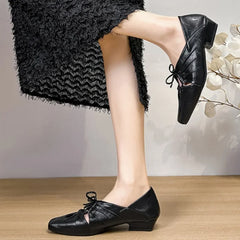 Casual Flat Shoes Mary Jane Style Simple Soft Versatile Comfortable Single Shoes