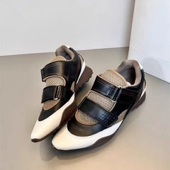 Sneaker Pointed Toe Outdoor Sport Comfortable Casual Catwalk Model Flat Shoes Zapatillas Mujer