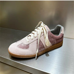 Genuine Leather Sneakers Cross-tied Comfort Casual Flats Shoes Woman High Quality Sport Shoes Sneakers
