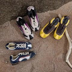 Tennis Lace-Up Hike Shoes Sneakers Cross-tied Comfort Casual Flats Shoes Woman High Quality Sport Shoes Sneakers