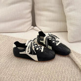 Flats Shoes Leather Shoes Moral Training Shoes Casual Flat Shoes Soft Sole zapatos de mujer