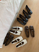 Shoes Low Heels Square Toe Shallow Mouth Footwear Oxfords Modis Dress Leather Cute Rubber