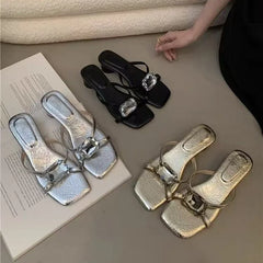 Flip Flop Open Toe Flats Slippers Shoes Comfort Soft Sole Beach Vacation Slides