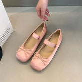 Bow-bottom Ballet Shoes Dance Shoes French Mary Jane Shoes in 2024