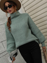 CHESTER KNIT JUMPER - SAGE