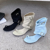 Low Heel Footwear Open Toe Sandals Boots