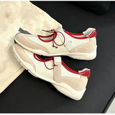Vintage Ballet Style Mixed Color Mary Janes Sneakers Breath Air Mesh Soft Soles Flats Loafers Casual Walking Shoes