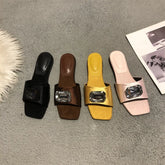 Low Shoes PU Hoof Heels Rome Fabric Rubber Shoes Low Hoof Heels PU Rubber Rome