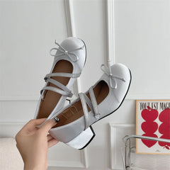 Chunky Heels Lolita Pumps Shoes Mary Janes Shoes Comfy Dancing