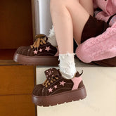 Vintage Low Top Thick Soled Increase Vulcanize Shoes