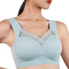 Lingerie Seamless Push Up Sport Thin Cup Mesh Yarn Bra
