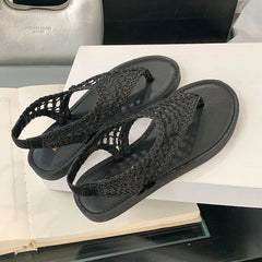 Flats Sandals Slides Shoes Beach Flip flops Round Toe Flats Sandals Shoes