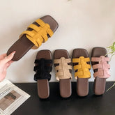 Slippers Flat Bottom Non-slip Outdoor Open Toe Beach Sandals Design Slides