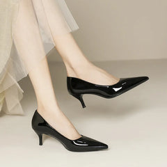 5cm Stilletos High Heels Red/Nude Pumps Patent Leather Tacones Wedges Femme Office Gift Shoes Wedding