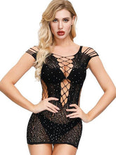 Chemise Cut Out Sheer Lingerie