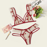 Lingerie Bra New Transparent Lace Underwear Flower Lace