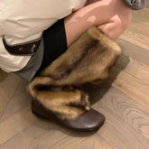 Hairy High Top Long Boots