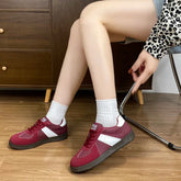 shoes lace-up outdoor walking shoes sneakers comfortable flat shoes