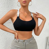 Small Vest Worn On The Outside Slim Comfortable Short Crop Top