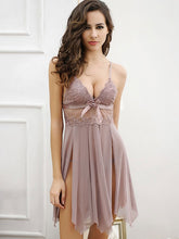 Split Woman's Slip Dress