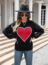Pump My Heart Knit Sweater - Black