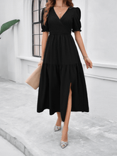 Meadow Smock Midi Dress - Black