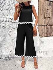 Fresh Breeze Cotton Matching Set - Black