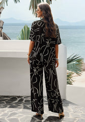 Beach Vacation Matching Set - Black