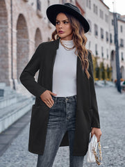 On Your Mark Textured Jacket - Black
