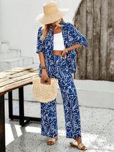 Kaia Tropical Matching Set - Blue