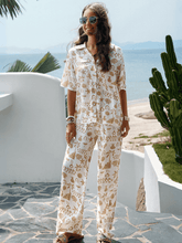 Beach Vacation Matching Set - Cream