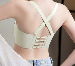 Full Figure wire free smooth Plus Size Minimizer Front Buckle Bra