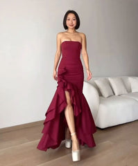 Popular Tube Top Sleeveless Maxi Dress