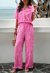 Beach Vacation Matching Set - Pink
