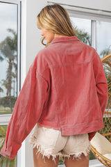 Twinkle Daisy Corduroy Jacket - Pink