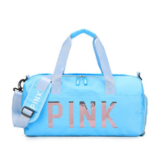 Sequins PINK Travel Bag Fitness Training Bag