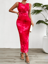 Hayden Floral Tank Maxi Dress - Red