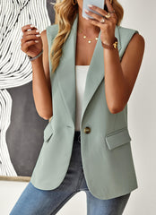 Radford Blazer Vest - Sage